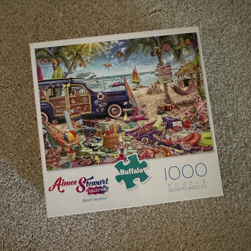 Buffalo David Bitton Beach Scene Puzzle